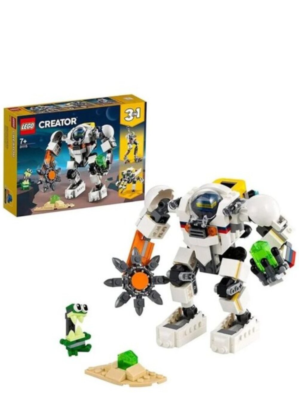 Lego Creator 3in1 Space Mining Mech 31115 Building Kit  Brand New